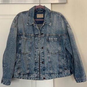 We The Free Opal Swing Denim Jacket - Large - Ocean Night